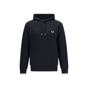 Fred Perry Black Cotton Men's Sweatshirt